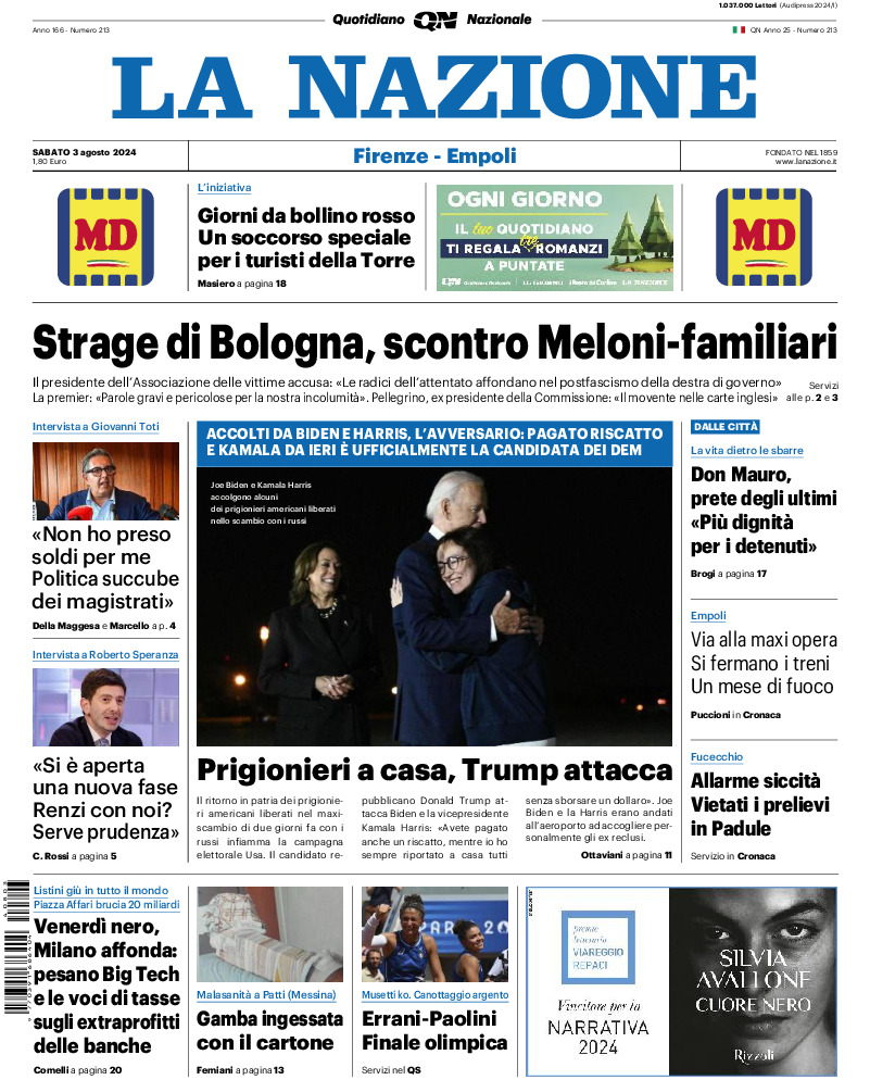 Prima-pagina-la nazione-edizione-di-oggi-20240803